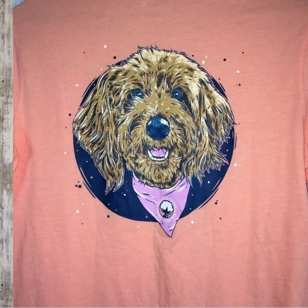 Southern Shirt Company Kids Orange Dog Long Sleeve - Picture 3 of 5